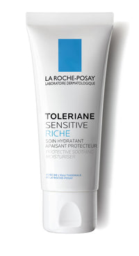 La Roche-Posay Toleriane Sensitive Cream, Face Moisturiser For Sensitive Skin, Prebiotic Hydrating Care, Thermal Spring Water, Repairs Cutaneous Barrier, Allergy UK Approved, 40ml