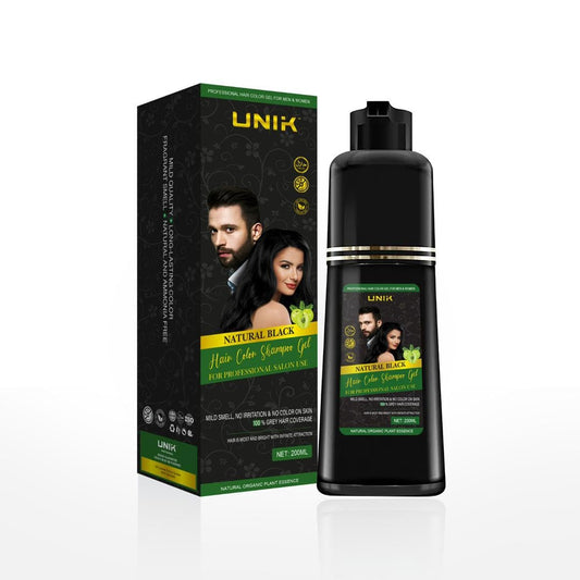 Generic Professional Aloe Vera Natural Black Hair Colour Organic Shampoo cleanser Haircare Cleansing Comfort conditioner -Natural Black Colour