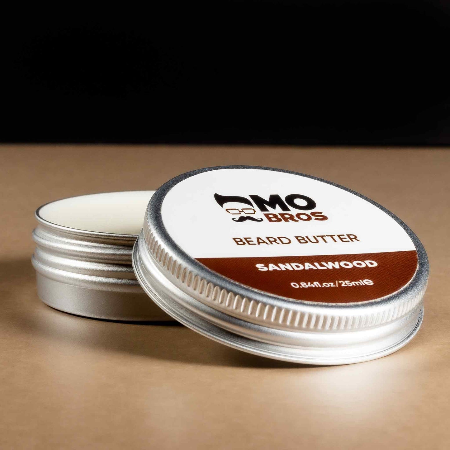 MO BRO'S Beard Butter | Protect, Soften & Condition Your Facial Hair | Sandalwood 25ml