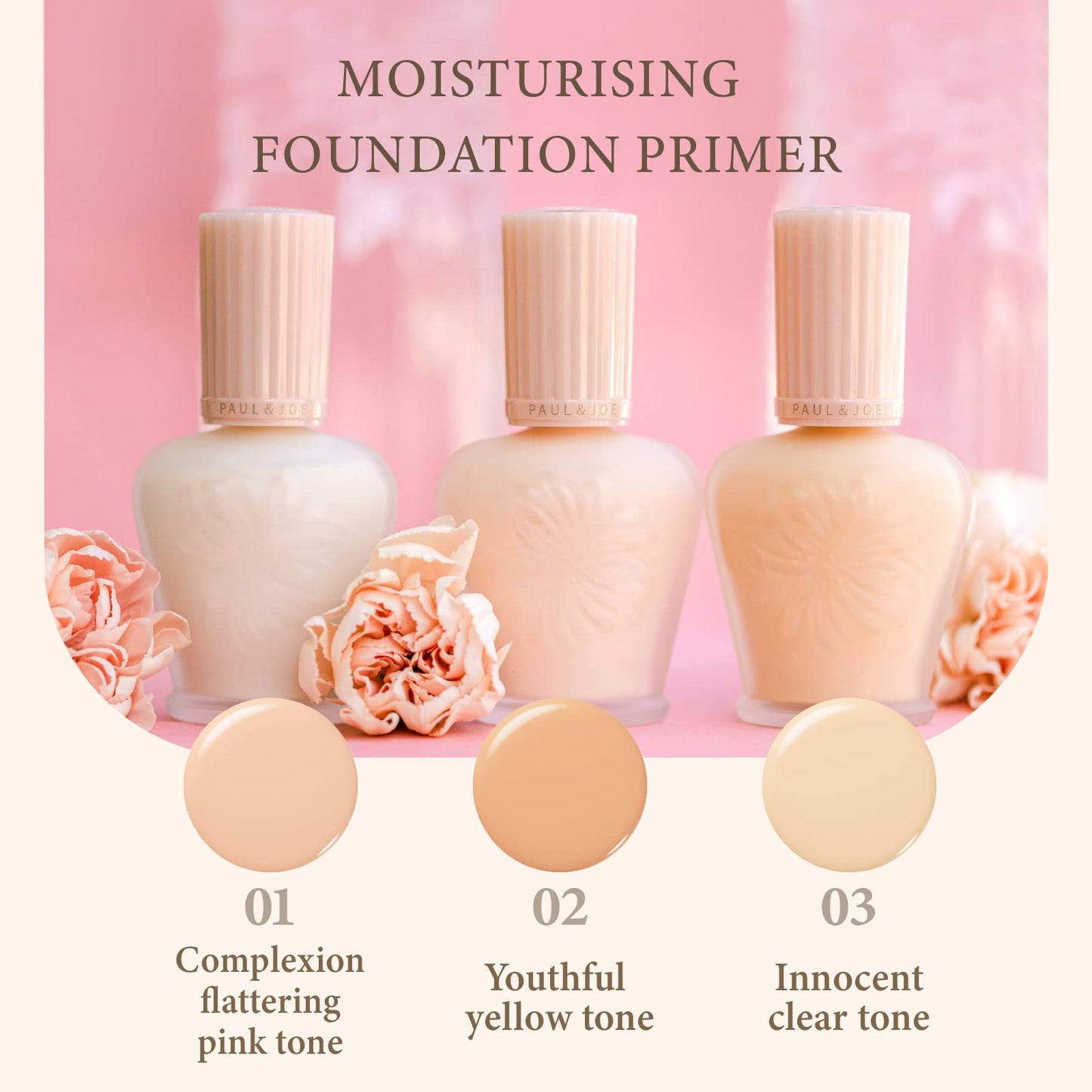 PAUL & JOE MOISTURISING FOUNDATION PRIMER 03 Clear, 30ml