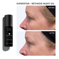 Pestle & Mortar Superstar 2% Retinoid Night Oil, Overnight Face Serum, Anti Ageing and Reduces Wrinkles with Vitamin E, Vitamin C and organic oil, 30ml