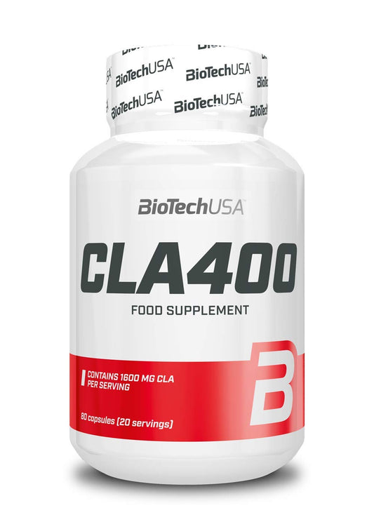 BioTechUSA CLA 400, Conjugated linoleic Acid containing Food Supplement softgel Capsules, 80 softgel Capsules