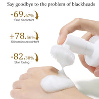 MrCuvaryas Rice Face Cleanser, Natural Face Wash,Rice Face Wash, Foaming Cleanser with Silicone Brush, Gentle Facial Cleanser, Facial Wash Women, Facial Cleansing Washes for Hydrating,Deep Pore Cleansing