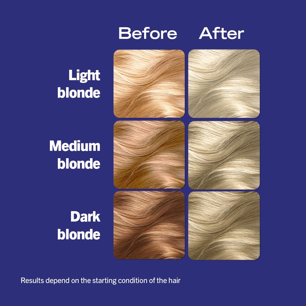 Schwarzkopf LIVE Intense Colour Pearl Blonde Permanent Hair Dye B13, Light Blonde Hair Dye, Long Lasting Blonde Hair Colour for Up to 80% Less Hair Breakage,Hair Lightener Lightens hair up to 3 levels