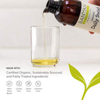 Banyan Botanicals Daily Swish Mint – Organic Ayurvedic Oil Pulling Mouthwash with Coconut Oil – for Oral Health, Teeth, & Gums* – 8oz – Non GMO Sustainably Sourced Vegan