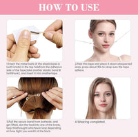 PingWPYe Face Lift Tape, Invisible V Face Sticker with 40 Pcs Wrinkles and 16 Lifting Ropes, Instant Wrinkle Lifting Patches Neck Eye Tape for V-Line Face, Tightening Skin Makeup Lift Tools
