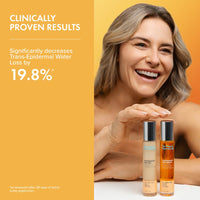 The Organic Pharmacy Antioxidant Duo Kit, 2x5ml - Skin barrier protection, Anti-ageing, Anti-pollution & Antioxidant, With ALA+DMAE+MSM, Cica, Ginseng, Carrot, Organic <99.8%