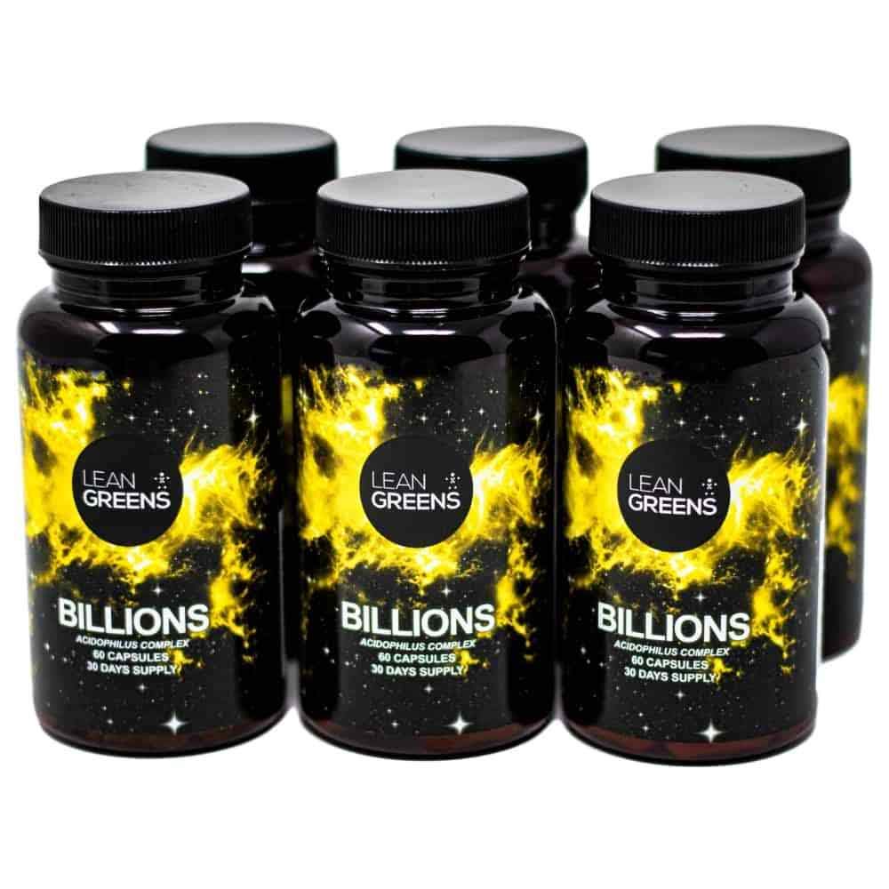 Lean Greens Acidophilus Complex - with Billions of Active Cultures. Probiotics for Adults