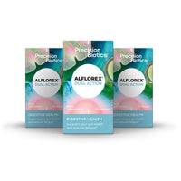Alflorex Dual Action 12 Week Gut Health Plan - by PrecisionBiotics - Includes Individual Support & Alflorex Dual Action Probiotic 30 Caps x 3 Packs