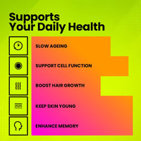 Spermidine 10mg | Anti-Ageing Supplement | 120 Vegan Capsules | 2-Month Supply | High Strength Wheat Germ Extract | Supports Healthy Cell Function, Wrinkle Reduction & Thicker Hair Growth | Fitimins