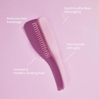 Tangle Teezer The Ultimate Detangler Hairbrush | For Wet & Dry Hair | Detangles All Hair Types | Reduces Breakage, Eliminates Knots | Two-Tiered Teeth & Comfortable Handle | Vibrant Leopard