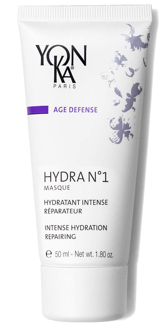 Yonka Yon-Ka Hydra N°1 Hydrating Face Mask for Dehydrated Skin 50ml | Long-lasting Deep Hydration for Dry and Damaged Skin, Repairs & Reduces Wrinkles | Dermatologically Proven Results ! 88% Natural Origin