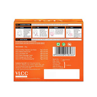 VLCC Papaya Fruit Facial Kit Glowing, Blemish Free Skin | With Papaya, Cucumber, Peach, and Orange Peel Extracts | Glowing at Home Facial Kit - 60g