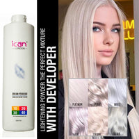 ICAN LONDON PROFESSIONAL SALON FORMULA RAPID BLUE BLEACHING POWDER 80G