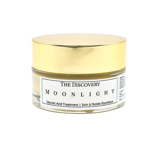 VEGAN Glycolic Acid 10% Night Cream, Super Rich Exfoliating Moisturiser, Anti-Aging, Anti Wrinkles, Cruelty-Free, Free from Nasties, Aloe Vera, Vitamin E, Moonlight - 50mL / 1.7oz