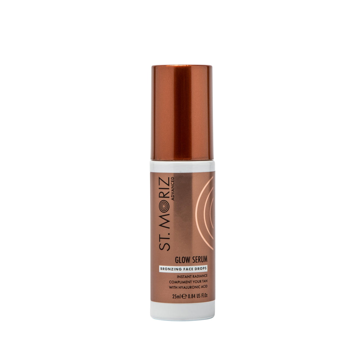 ST. MORIZ St Moriz Advanced Glow Serum Bronzing Drops | Bronzing Face Serum with Hyaluronic Acid | Gives an Instant Sun-Kissed Complexion | Natural Glow Enhancer | Liquid Bronzer for Face | Vegan | 25ml