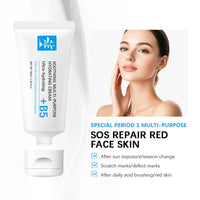 HERBENJOY B5 Repair Face Cream, Skin Barrier Repairing Cream, Vitamin B5 Soothing Day Cream for Anti Redness, Firming Face Cream For Sensitive Skin, Acne & Repair Damage Skin (2PC)