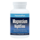 Nature's Plus NaturesPlus Magnesium Night Time - Magnesium Glycinate and Taurate Supplement with L-Theanine, Ashwagandha, Lemon Balm, B6, Hops - Vegan, Gluten Free - 60 Capsules