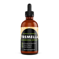 Feel Supreme - Tremella Liquid Extract - Wood Grown Mushroom Extract Supplement for Skin Health and Hydration - Mushroom Supplement, Mushroom Gifts, Supplements for Men and Women - 60ml