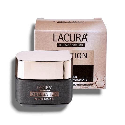 Generic Lācurā - Aldi | Cellsation - Night Cream | Cell Renewal with Celligent | Healthy & efreshed Skin | Through Natural Based Ingredients | Premium Skincare for Mature Skin | 50mL [Imperfect Box]