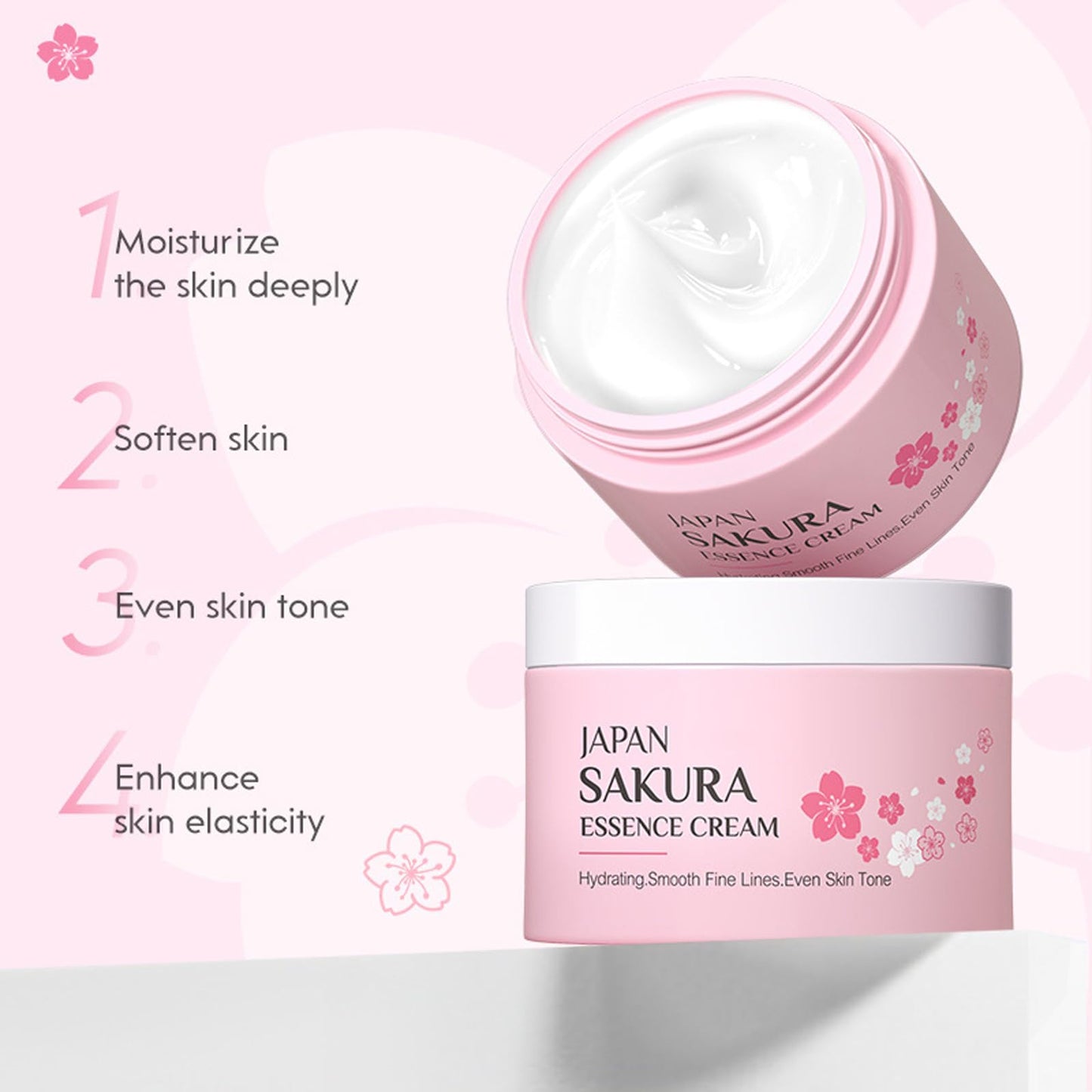 Skin Care Sets & Kits, Cherry Blossom Skincare Set Skin Care for Teenage Girls, Pamper Sets for Women Skincare Sets with Face Cream,Face Serum,Lip Mask,Sleep Mask,Eye Mask,Mud Mask