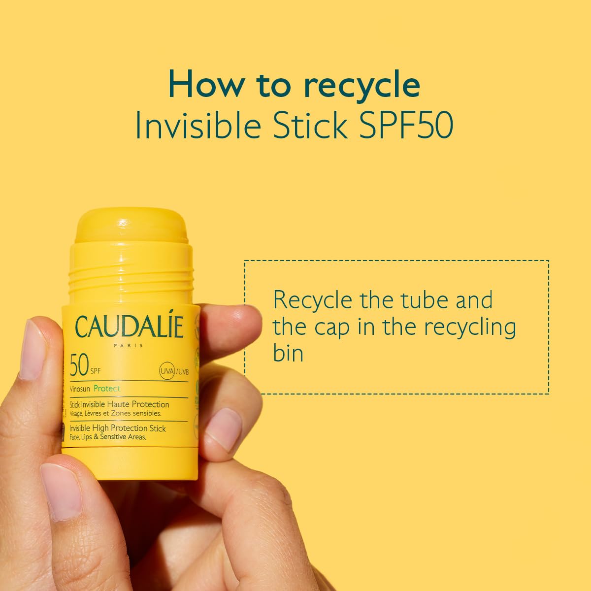 Vinosun Protect Invisible Stick SPF50 - 15 G