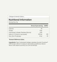 EQUI LONDON Equi - Collagen + Keratin Edition Powder | Advanced Collagen Powder for Hair, Skin & Nails | Hydrolysed Bovine Collagen Peptides + Keratin for Skin Glow & Beauty Support