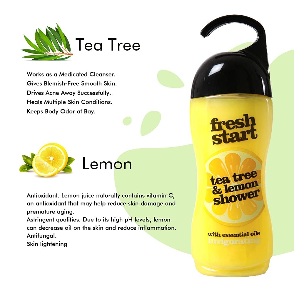 XHC FRESH START SHOWER GEL - TEA TREE & LEMON CO:CN