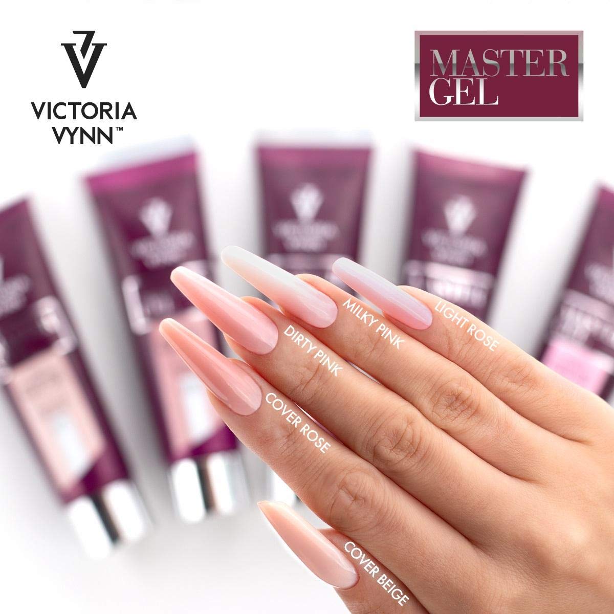 VICTORIA VYNN Victoria Vynn Master Gel UV LED Modeling Gel Acrylic Builder 08 Cover Rose 60g