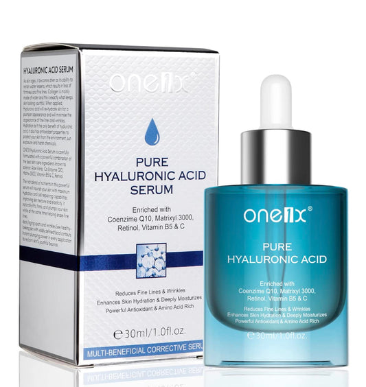 Hyaluronic Acid Serum for Face with Retinol, Vitamin C & B5, Hydrating Face Serum for Dry Skin Plump and Moisture, Anti-Aging, Reduces Wrinkles, Firming Serum for Woman Day Night 30ML