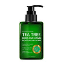 ISBEAUSOLS Tea Tree Oil Foot and Hand Cream 150ML, Foot Cream For Very Dry Feet, Cracked Heel Repair Cream, Tea Tree Cream, Intensive Moisturizer Heel Balm For Cracked Heel,Softens Feet&Hand&Knee
