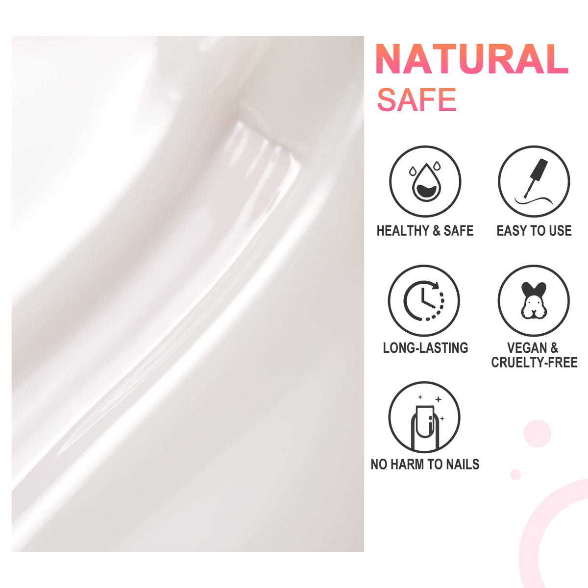 AIMEILI Gel Nail Polish, White Gel Polish UV LED Gel Varnish Nail Art Manicure Pedicure for Salon & Home - Long Lasting & Easy to Apply (011) 10ml
