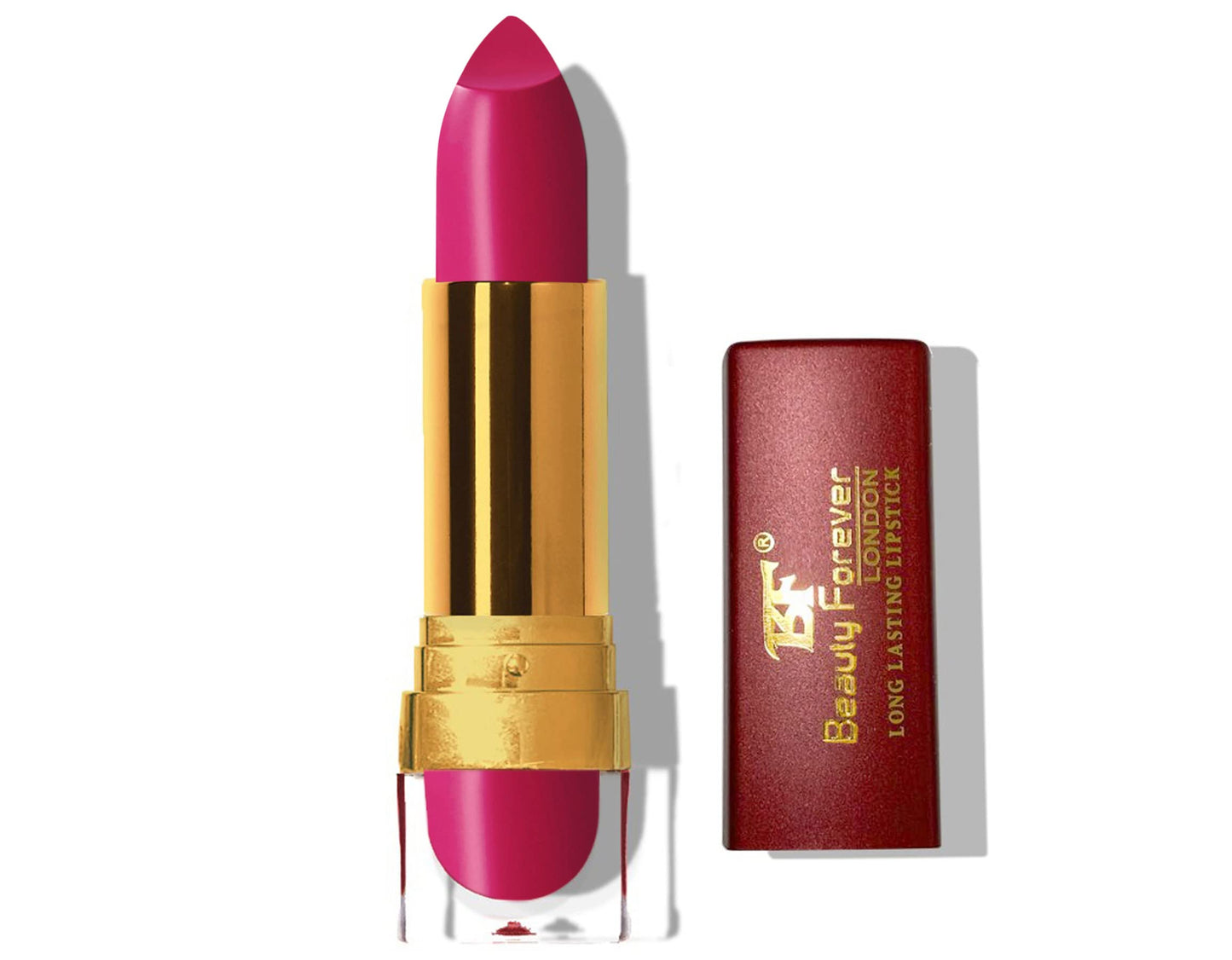 Beauty Forever Long Lasting Cream Lipstick, Glossy & Moisturising Lip Formula, Vitamin C & E Enriched, Hydrating Feature, High Impact Lip Colour, Available In 24 Shades (Love Pink (LL115))