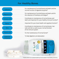 NHP The Natural Health Practice Natural Health Practice Osteo Support Supplement Vitamin D3 (90 Capsules) Maintain Strong Healthy Bones