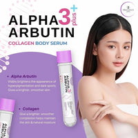 Alpha 3Plus Arbutin Collagen Body Serum, Pink, Super Brightening Body Serum 45ML