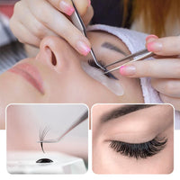QUEWEL Pre Made Fan Eyelash Extensions 4D 0.10 C Curl MIX9-16mm Long Stem Premade Fans Volume Eyelash Extensions Pre Made Russian Volume Eye Lashes Long lasting Pre Fanned Russian Lashes (4D 0.10C MIX9-16mm)