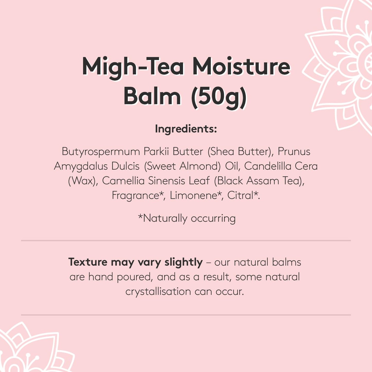 Delhicious Migh-Tea Face and Body Balm for Very Dry Skin, 50g