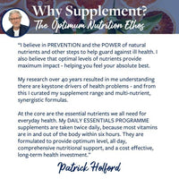 Patrick Holford PATRICK HOLFORD Brain Food Upgrade Pack/Comprehensive Daily Brain Supplement Programme in One Pack/for Age 50+ / Key B Vitamins, Omegas & Phospholipids