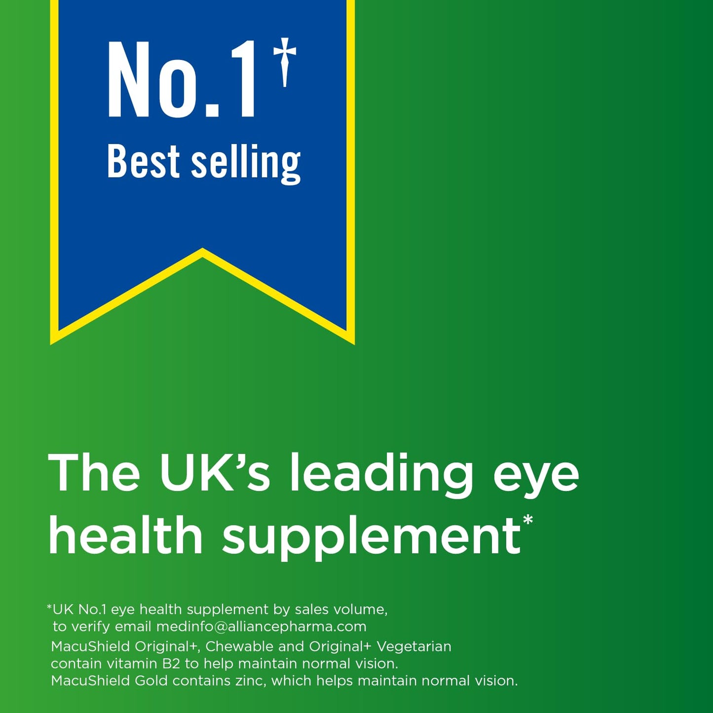 Macushield MacuShield Original+ Vegetarian – 90 Day Pack, Eye Health Supplement with Lutein, Zeaxanthin and Meso-zeaxanthin + Vitamin B2 which Helps Support Normal Vision