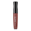 Rimmel London Stay Matte Liquid Lipstick, Troublemaker, Nude Shade 5, 5.5 ml