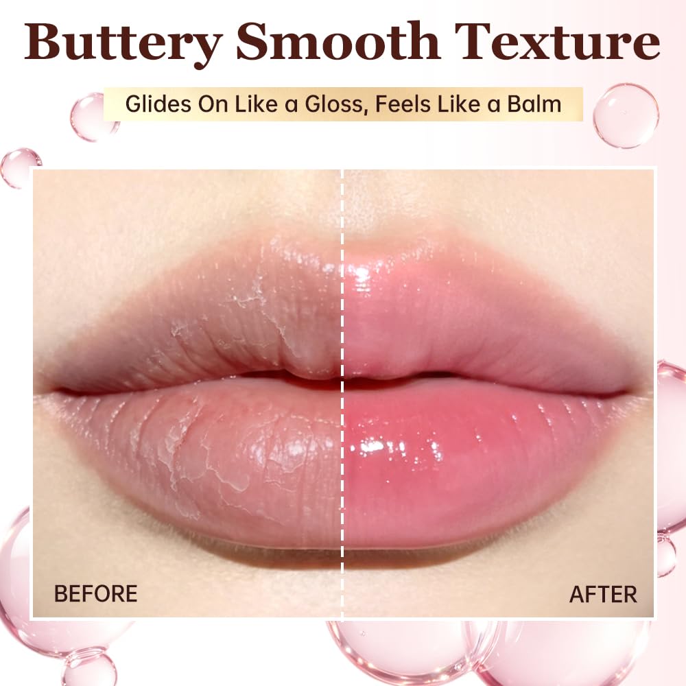 CATKIN Moonlight Lip Balm, Colour Changing Lipstick, Natural Hydrating Tinted Lip Balm, Chapstick Lip Balms with Vitamin E for 8h Moisture for Dry Cracked Lips, 3.5g