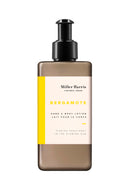 Miller Harris Bergamote Hand and Body Lotion 300ml – Shea Butter, Argan Oil, Glycerin, Aloe Vera & Vitamin B5 | Citrus & Aromatic Scent for Gentle Cleansing