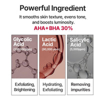 HEIMISH RX AHA BHA 30% Peeling Serum - Wash-off Peeling Serum, Chemical Peel for Blackheads, Pore and Sebum, Gentle Face Exfoliant for Oily and Acne-prone skin, Korean Skincare, 35ml (1.18 fl. oz)