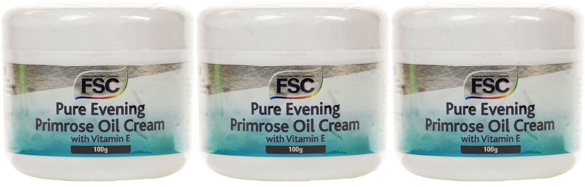 (3 PACK) - FSC - Evening Primrose Oil Cream | 100g | 3 PACK BUNDLE