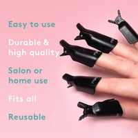 MYLEE Mylee 10 PCs Soak Off Nail Clips Set, Acrylic Nail Art Remover, Plastic