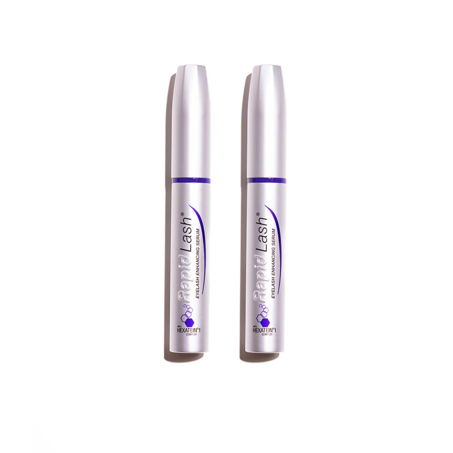RapidLash Duo Bundle Eyelash Enhancing Serum, Hexatein 1 Complex, 3 ml (Pack of 2)