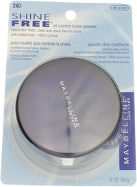 Maybelline New York Shine Free - Loose Oil Control Loose Powder, Medium - .7 Oz (Pack of 2) by Maybelline