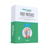MEDEXPATCHES Medex Essentials Detox Foot Patches (10 Patches) Deep Cleansing & Rejuvenating Footpads with Natural Bamboo, Activated Charcoal - UK & EU Approved, by Medex Patches