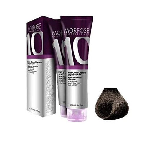 Morfose 10 Professional Hair Colour Cream 100 ml, No. 8.11 Intense Light Ash Auburn