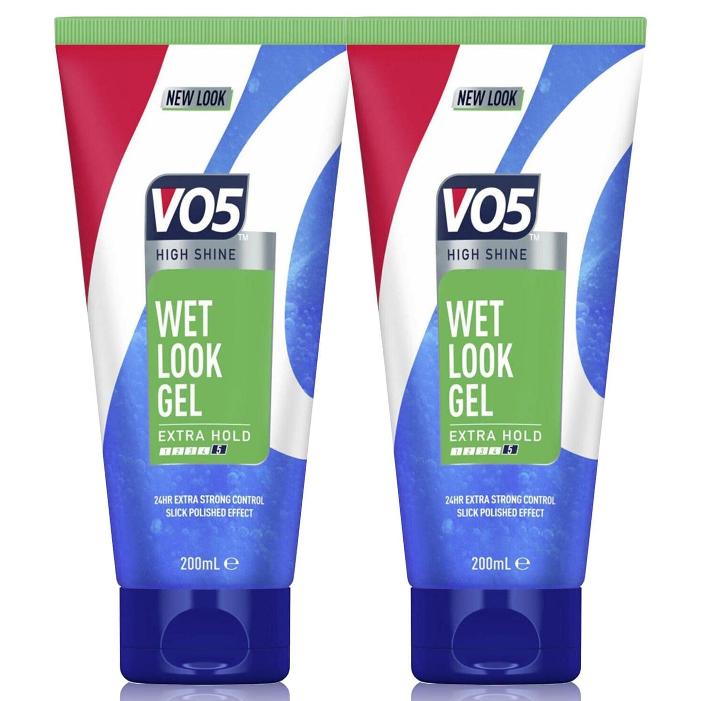 2 X VO5 Wet Look Styling Gel 200ml
